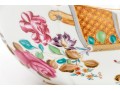 Mottahedeh Vista Alegre Hand-painted Porcelain Lobed Bowl
