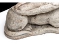 Cast Stone Dog With Angel Wings