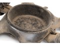 Antique Royal Products Chicago Cast Iron Lidded Turtle Spittoon