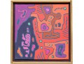Frank Hamilton (American [CA], 1923-2015) Acrylic On Canvas, Abstract, 1965