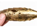 Reticulated Brass Fish With Inlaid Eyes