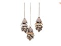 Whimsical Faux Bois Pinecone Windchime