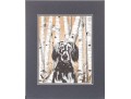 Marty H. Gordon (American [CT], 1947-2018) Print, English Setter With Birch Trees