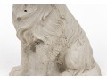 Cast Stone Seated Retriever Puppy