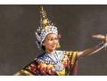 Signed Thai Gouache Painting On Paper, Dancer 