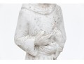 Painted Cast Stone Figure Of Saint Francis