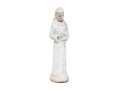 Painted Cast Stone Figure Of Saint Francis