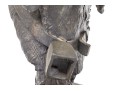 Phil Cote Bronze Finished Composition Head Of A Retriever Dog On Stand