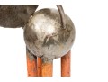 Vintage Artisanal Metal Sculpture Of A Dog