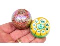 Gorgeous Group Of Two Diminutive Artisanal Glass Paperweights