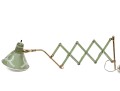 Mid-Century Tole Accordion Wall Lamp