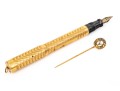 Antique Schaeffer Purse Fountain Pen And Antique Stick Pin