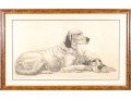 Leon Danchin (French, 1887-1938) Ltd. Ed. Lithograph, English Setters 