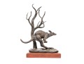 Eddie Hackman (Australian, B. 1933) Bronze Sculpture Of A Kangaroo