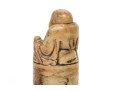 Group Of Two Chinese Carvings, Including A Soapstone Buddha Seal
