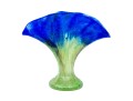Stunning Arts And Crafts Art Glass Vase With Chipped Ice Finish, Ca. 1920 Or Earlier