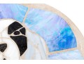 Slag Glass Mosaic Stepping Stone Of A Dog