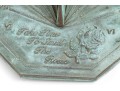 Cast Bronze Finished Brass Sundial