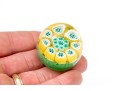 Gorgeous Group Of Two Diminutive Artisanal Glass Paperweights