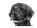 Resin Figure Of A Seated Labrador Dog