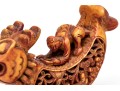 Group Of Two Chinese Carvings, Including A Soapstone Buddha Seal