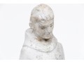 Painted Cast Stone Figure Of Saint Francis