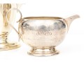 Sterling Silver Coffee Pot, Sugar Bowl And Creamer     24.490 Troy Ozs, 