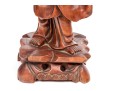 Chinese Carved Wood Figure Of An Immortal