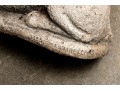 Cast Stone Dog With Angel Wings