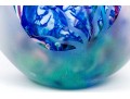 Fabulous Signed Large Art Glass Teardrop Form Paperweight