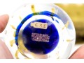 Four Fabulous Artisanal Hand-blown Glass Paperweights