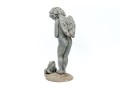 Garden Sculpture Putti With Frog