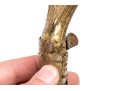 Reticulated Brass Fish With Inlaid Eyes