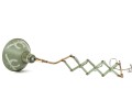 Mid-Century Tole Accordion Wall Lamp