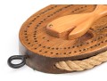 Pine Farm Crafts MA Whale Motif Cribbage Board