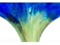 Stunning Arts And Crafts Art Glass Vase With Chipped Ice Finish, Ca. 1920 Or Earlier