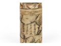 Group Of Two Chinese Carvings, Including A Soapstone Buddha Seal