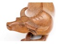 Decorative Carved Wood Water Buffalo