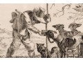 Intaglio Print, Shepherd With Dogs In The Landscape