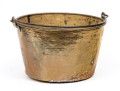 Antique Brass Pail With Iron Handle