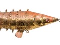 Reticulated Brass Fish With Inlaid Eyes