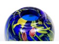 Art Glass Flower Motif Vase
