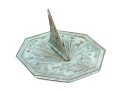 Cast Bronze Finished Brass Sundial
