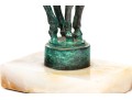 Beautiful Cast Bronze Pegasus In Verde Patina