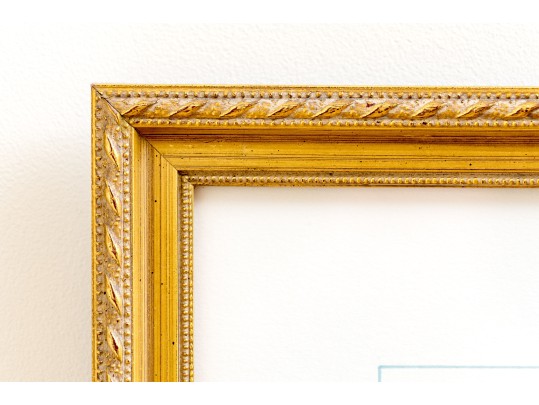 Set Of Three Architectural Lithographs In Color