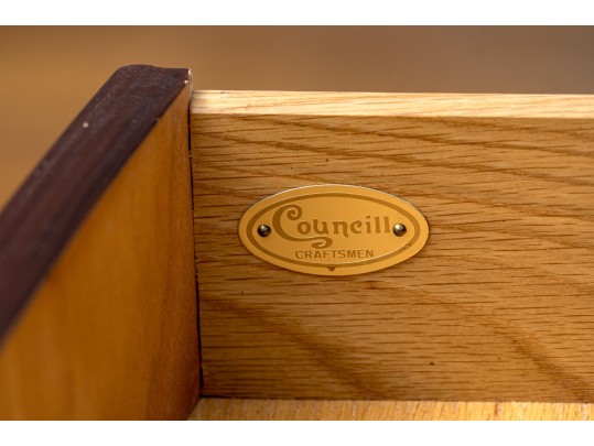 Councill Craftsmen Inlaid Four Drawer Chest