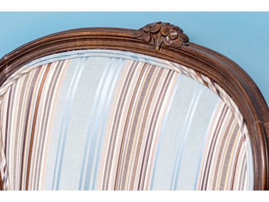 Century Chair Co. Carved Fruitwood Bergere