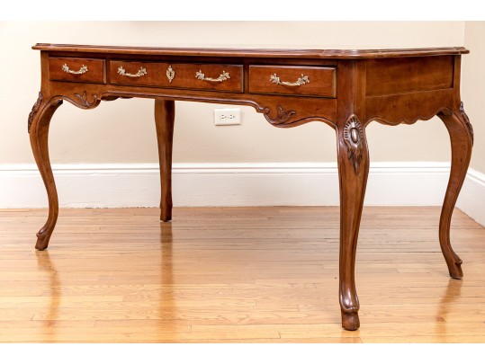Century Furniture Marquetry Louis XV Style Desk