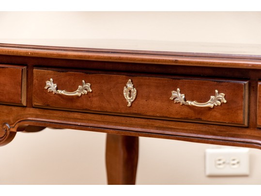 Century Furniture Marquetry Louis XV Style Desk