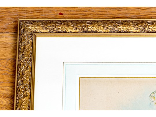 Pair Of Antique Hand-Colored Prints